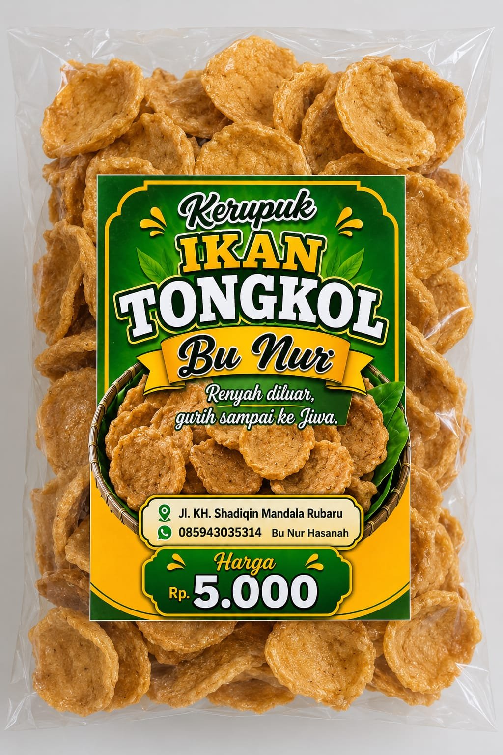 KERUPUK IKAN TONGKOL